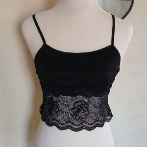 Black Lace Butterfly Bralette